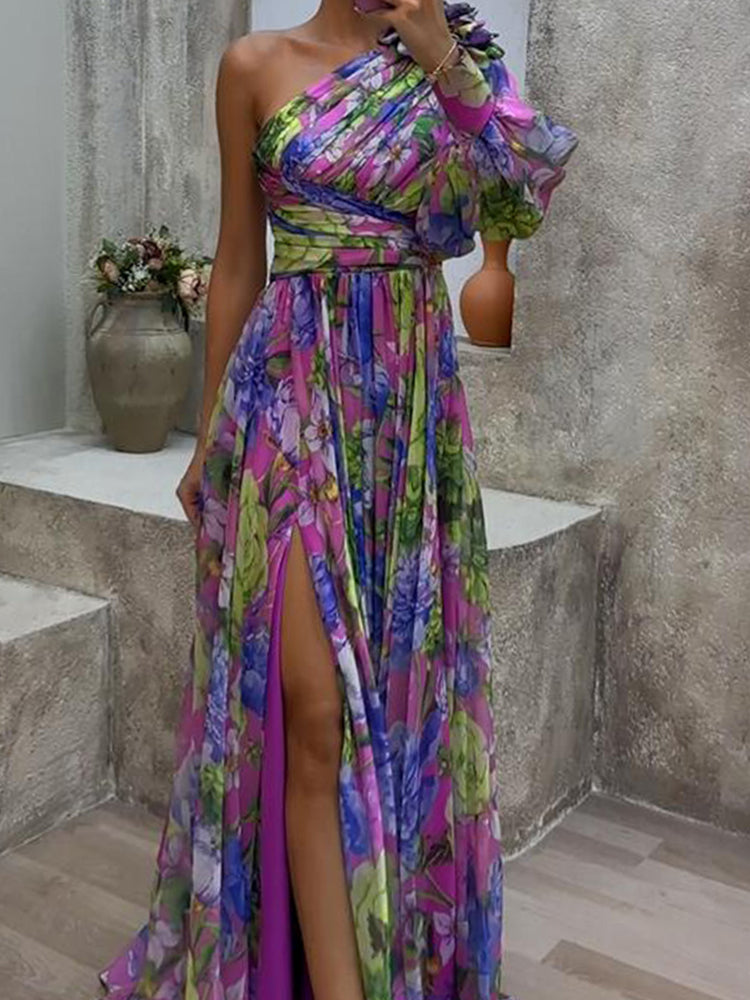 Vestido Feminino Longo Floral - Lahra